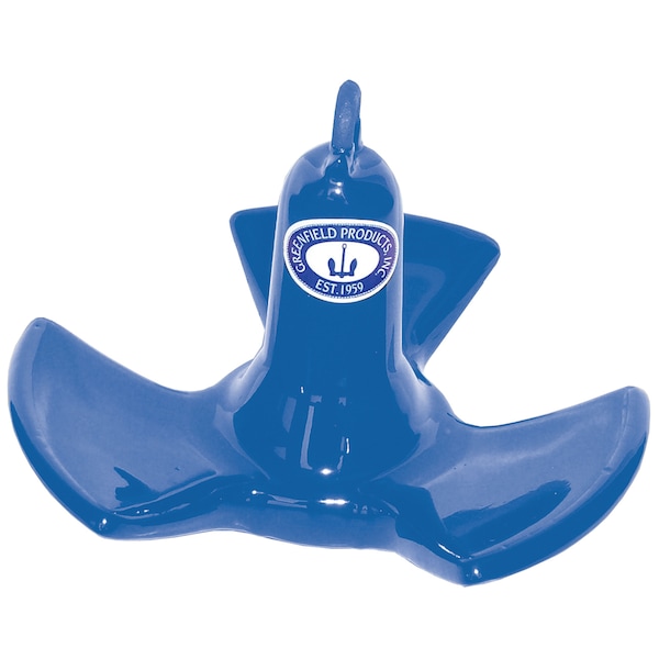 Greenfield Greenfield 520-R Vinyl Coated River Anchor - Royal Blue, 20 lb. 520-R - main